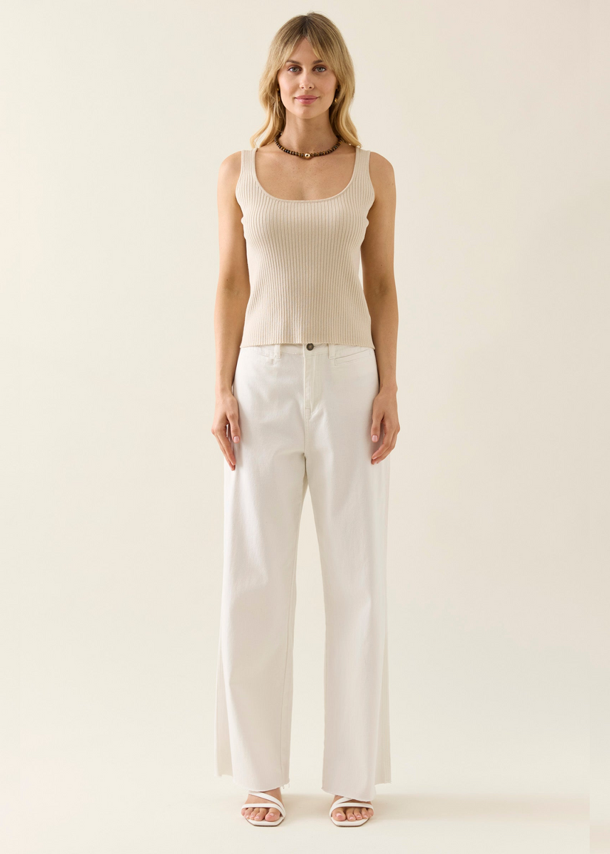 ADELE SPLIT TANK - CANVAS