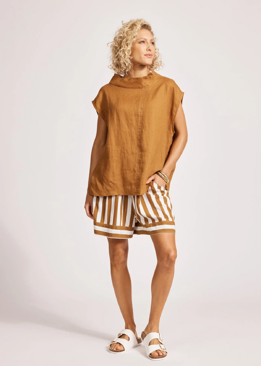 MIRAMAR TOP - CARAMEL