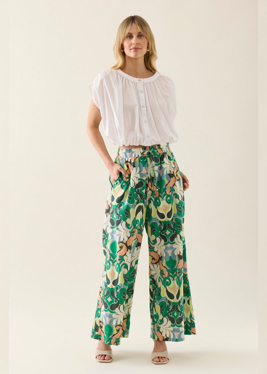 AURORA REVERSIBLE CROP TOP - LOTUS