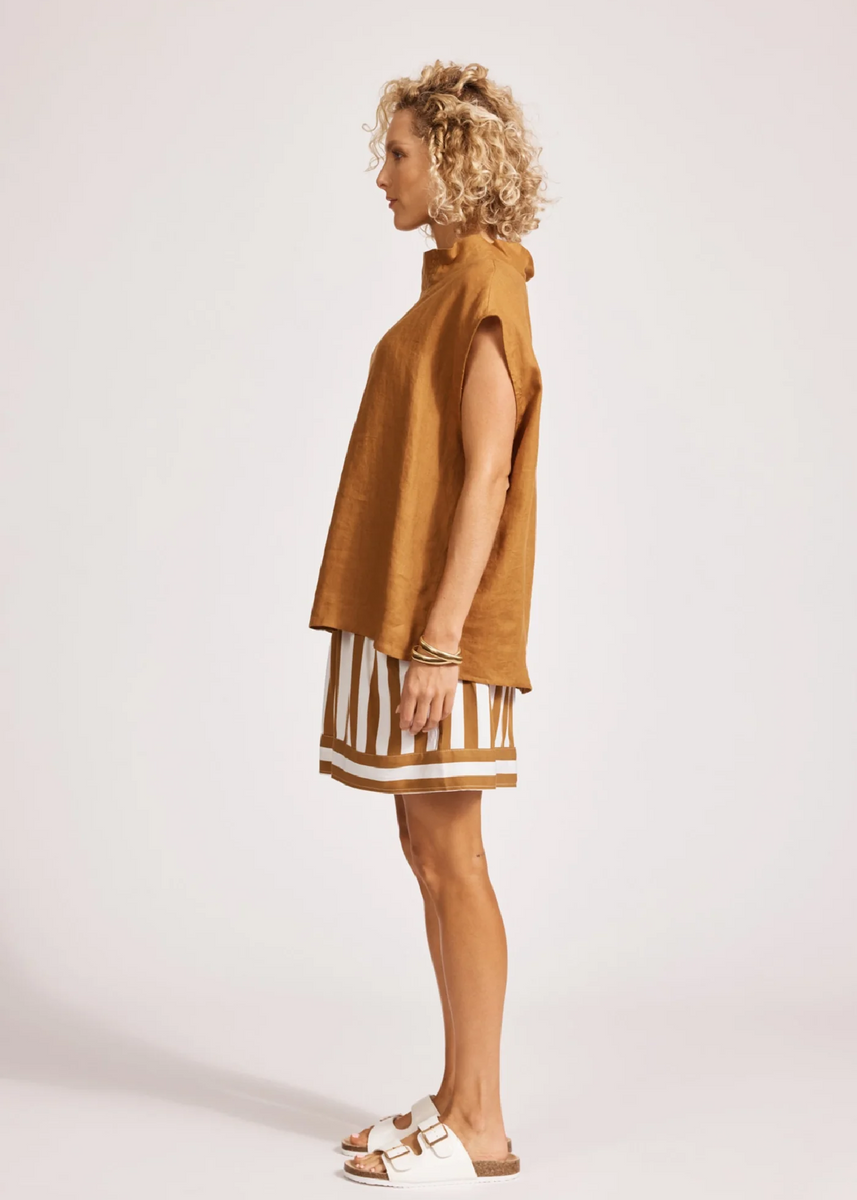 MIRAMAR TOP - CARAMEL