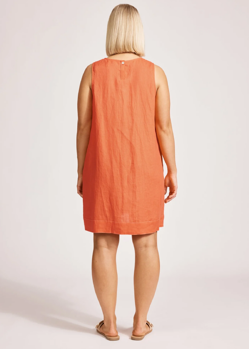 MIRAMAR TANK DRESS - CORAL