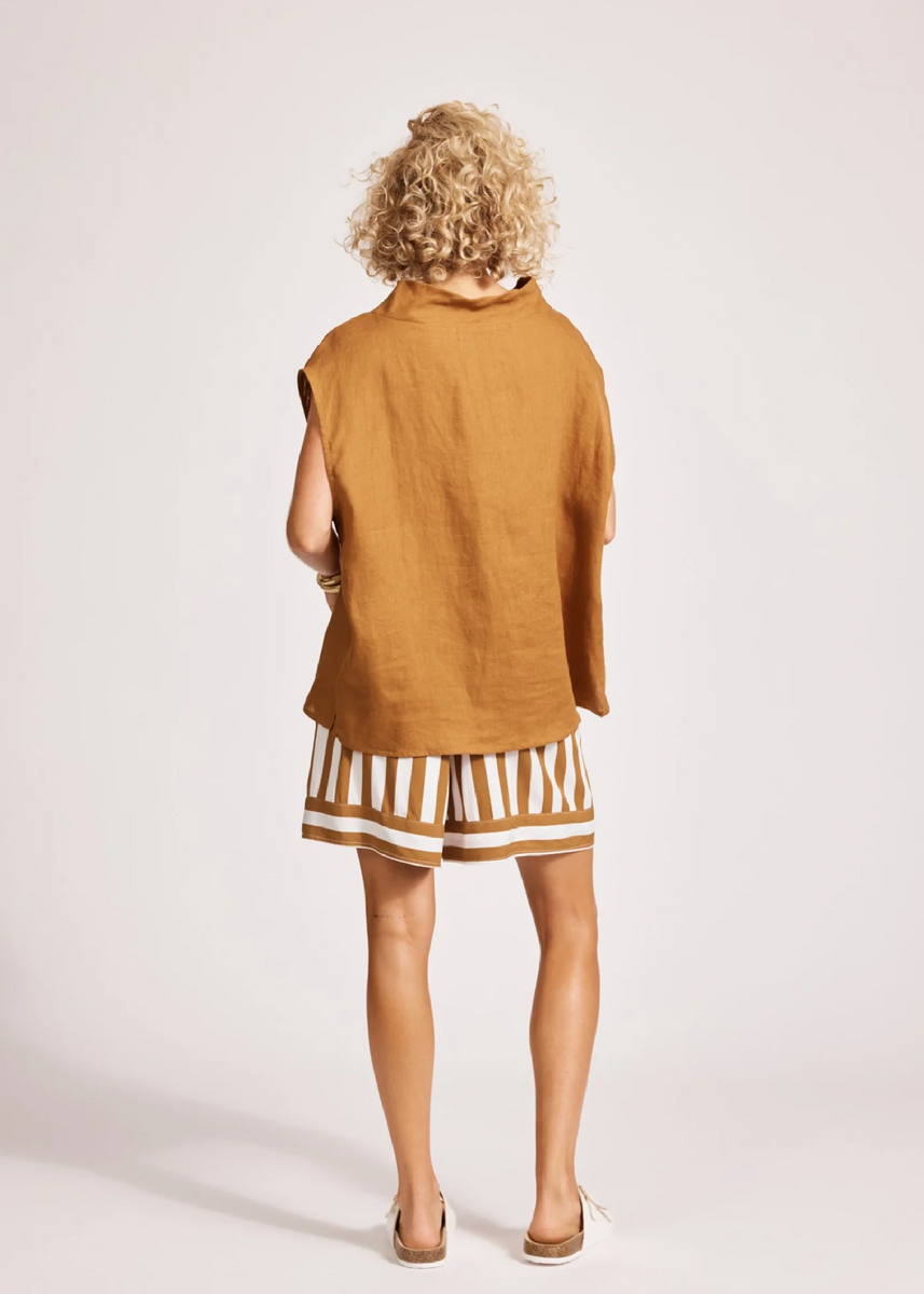 MIRAMAR TOP - CARAMEL