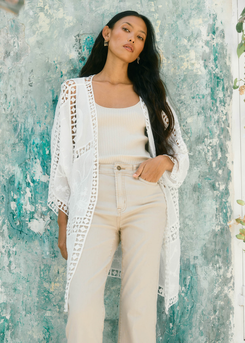 ADELE SPLIT TANK - CANVAS