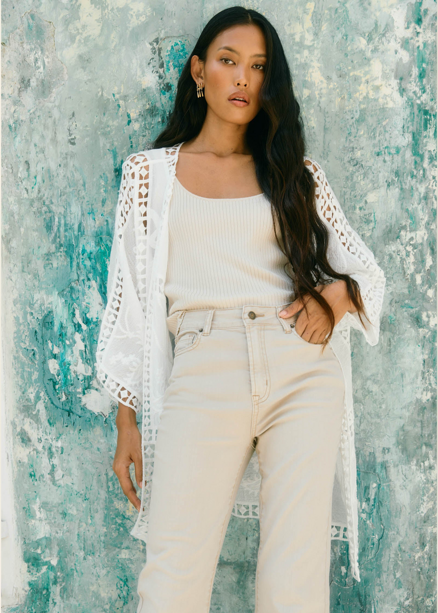 ADELE SPLIT TANK - CANVAS