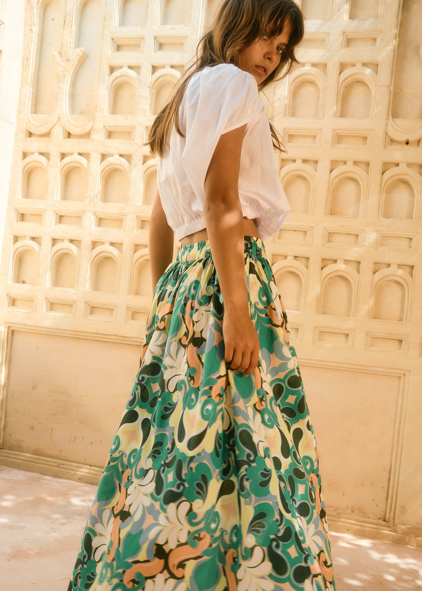 AURORA REVERSIBLE CROP TOP - LOTUS