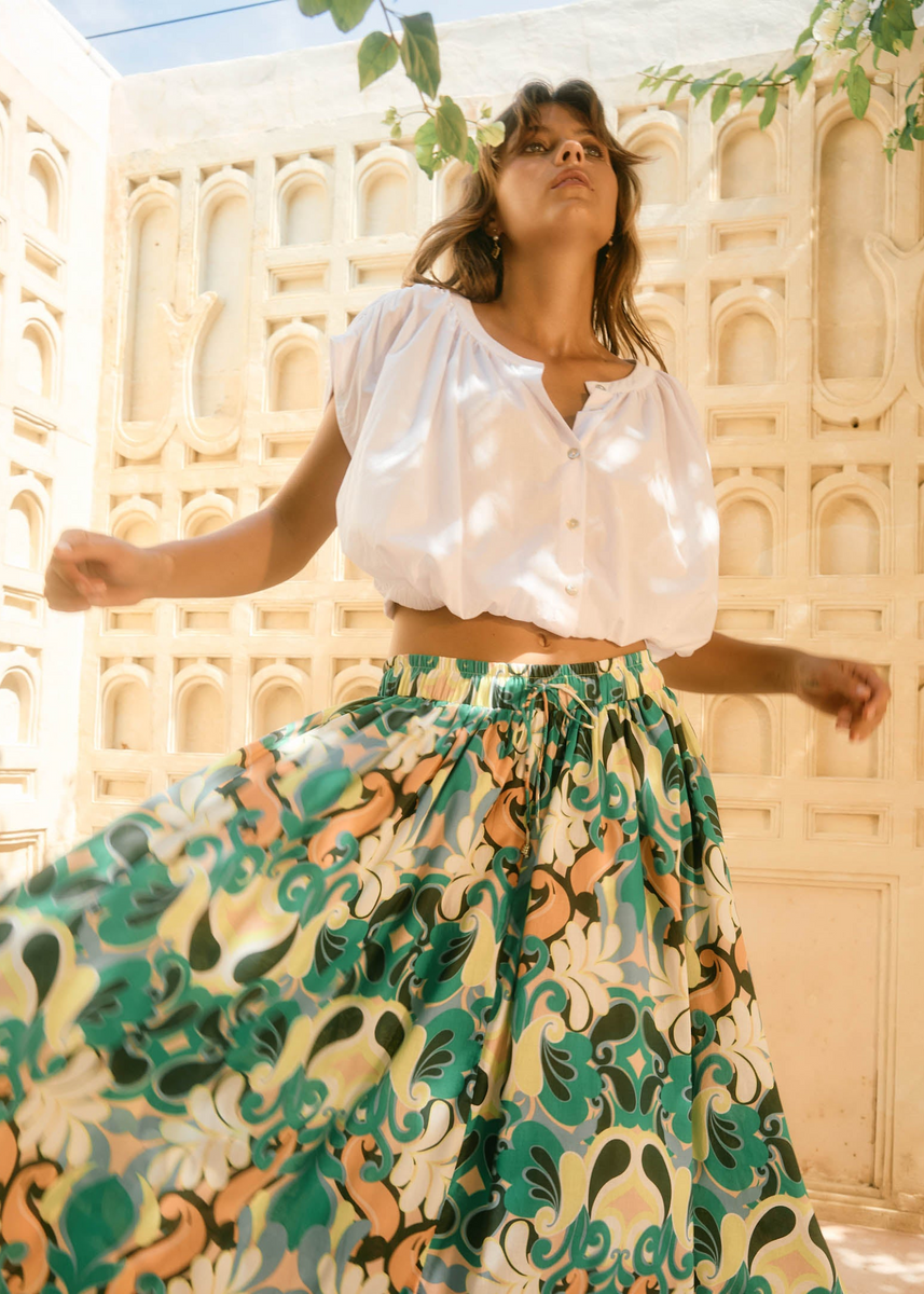 AURORA REVERSIBLE CROP TOP - LOTUS