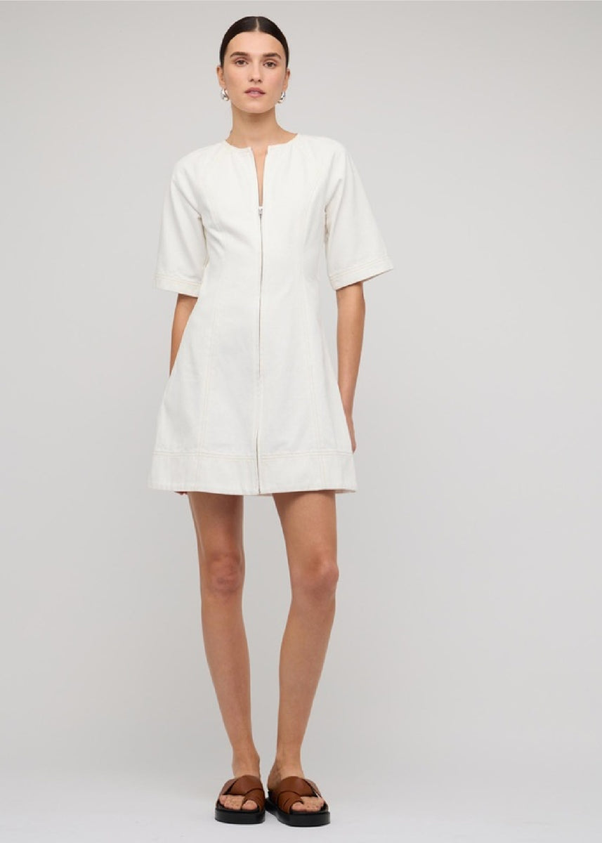 ZENITH DENIM MINI DRESS