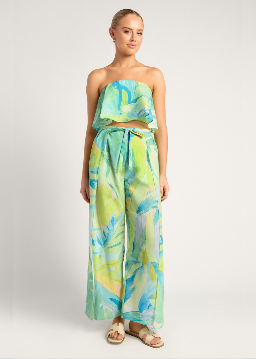 CAMILLA SET - LIME BLUE