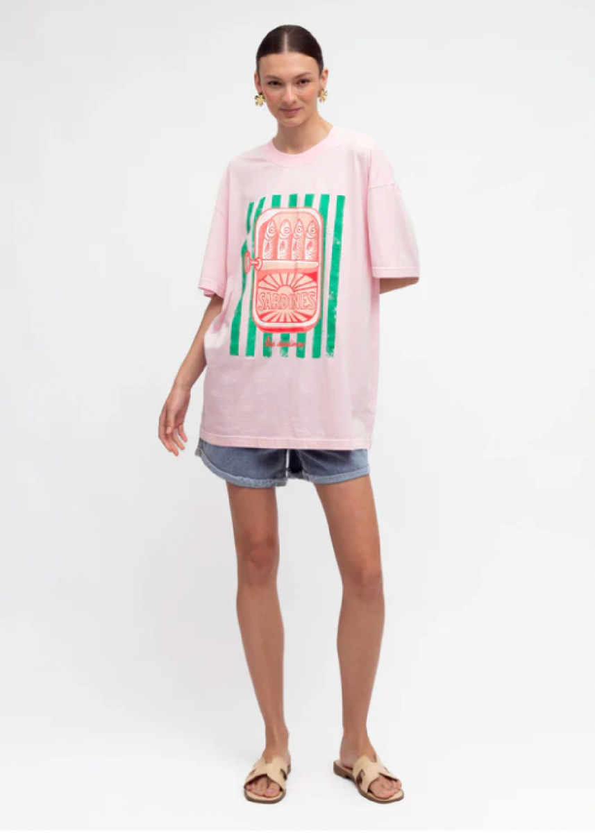 SARDINES PINK TEE