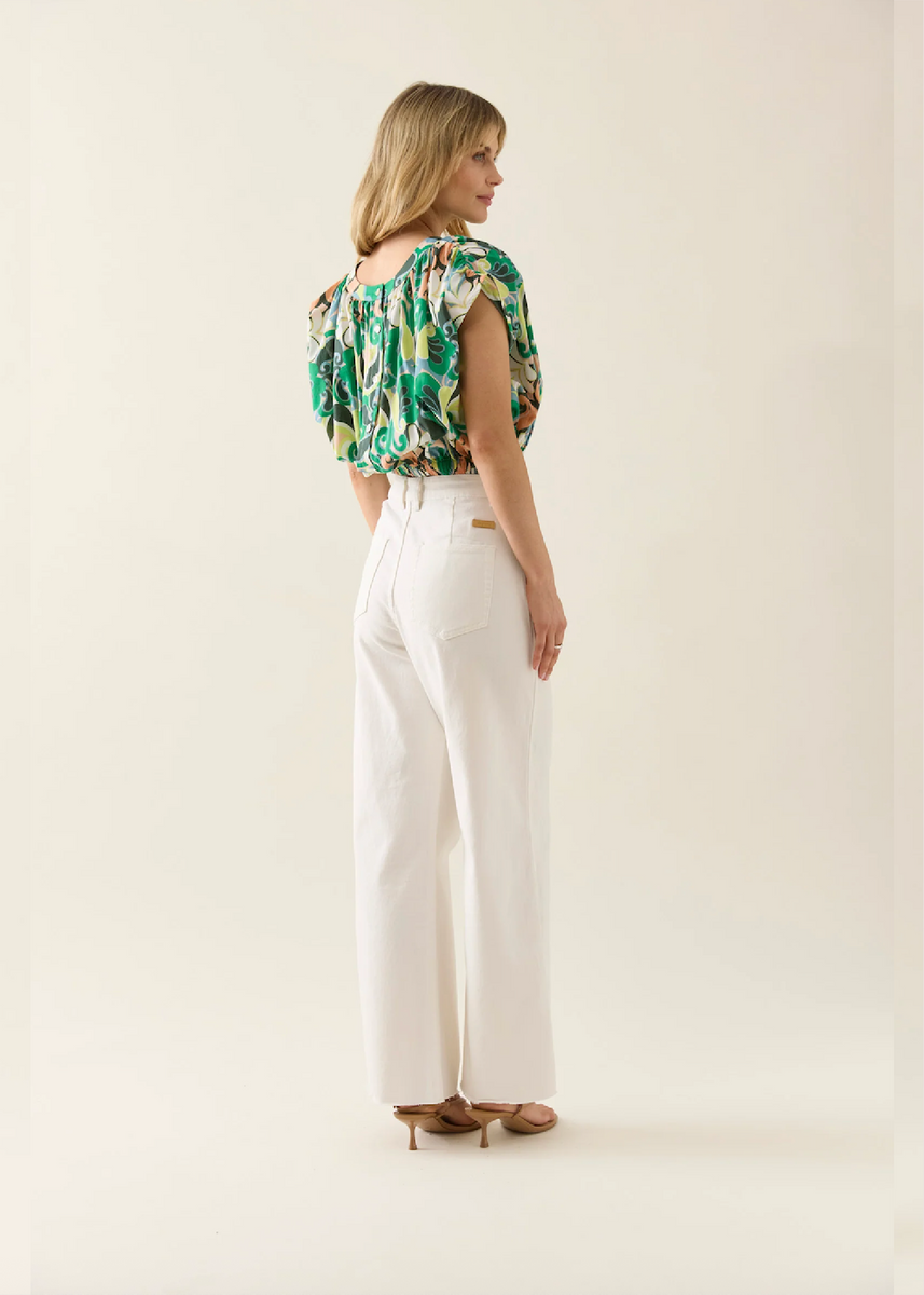 AURORA REVERSIBLE CROP TOP - PAISLEY