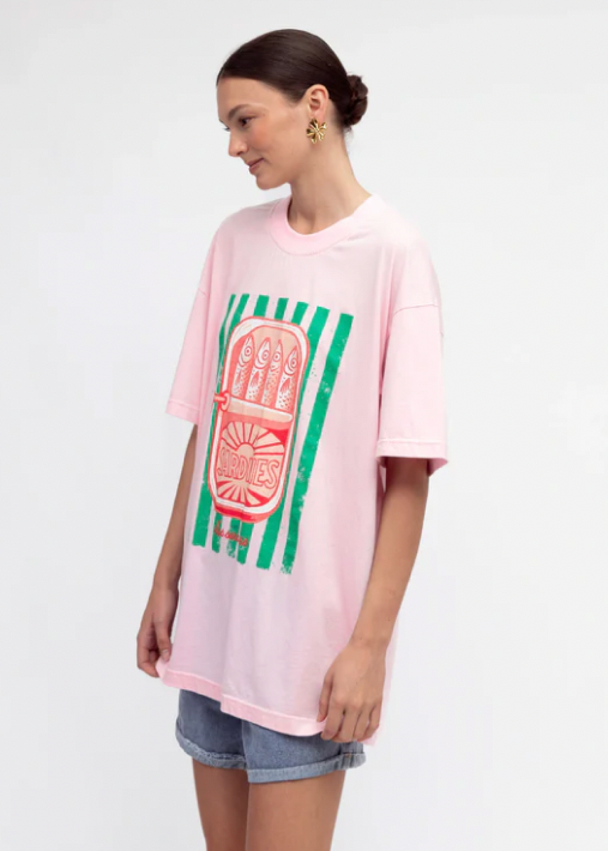SARDINES PINK TEE