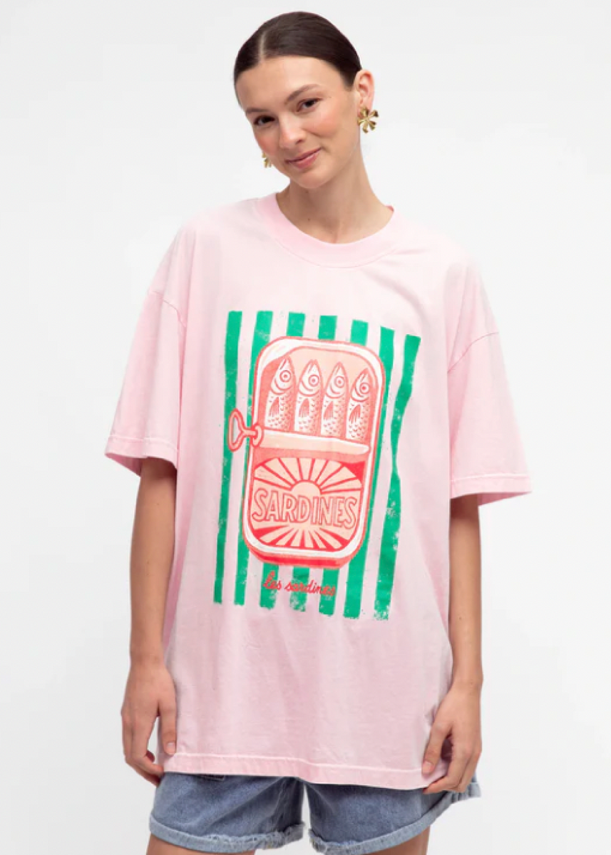 SARDINES PINK TEE