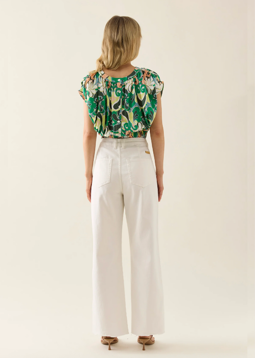 AURORA REVERSIBLE CROP TOP - PAISLEY