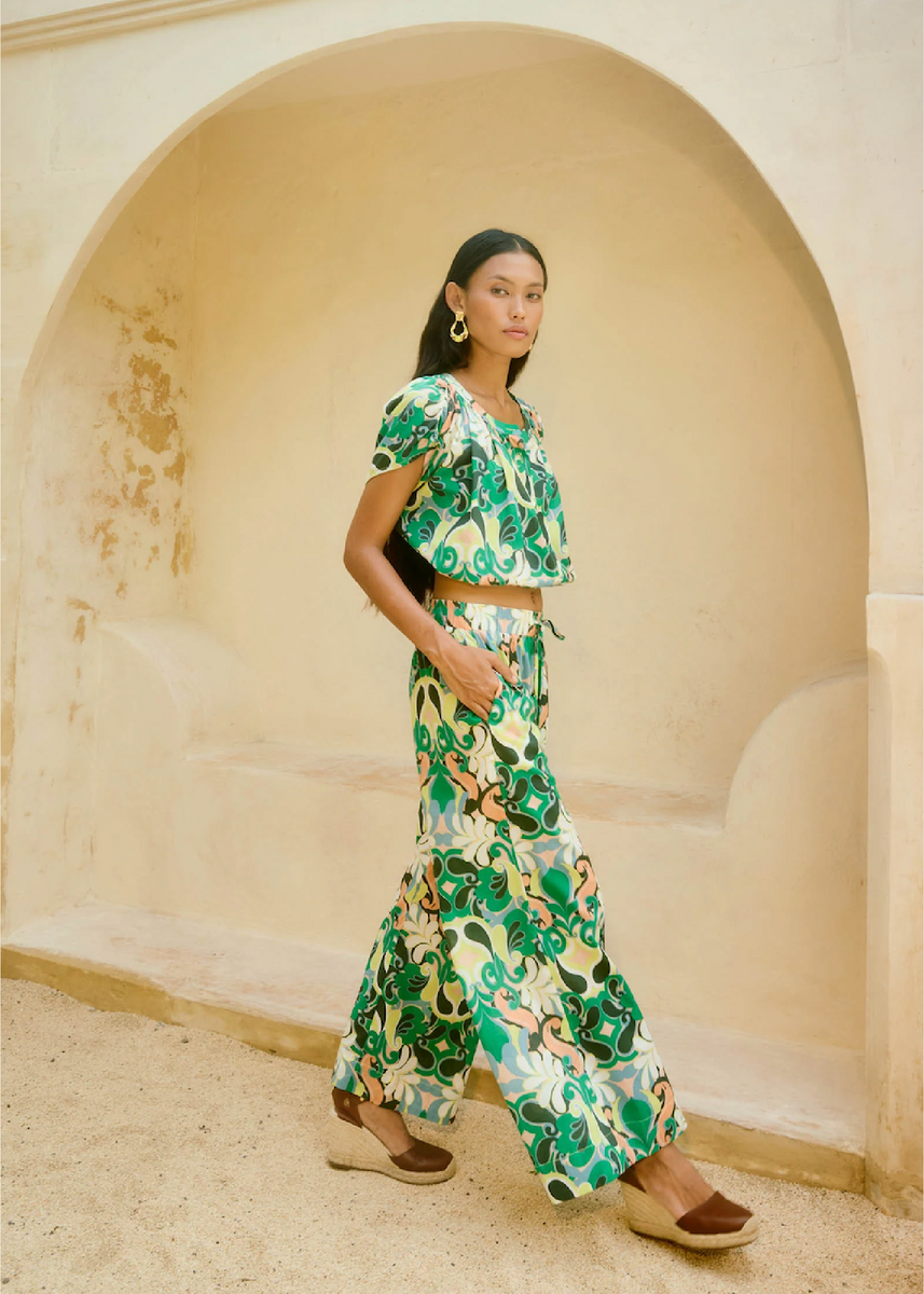 AURORA REVERSIBLE CROP TOP - PAISLEY