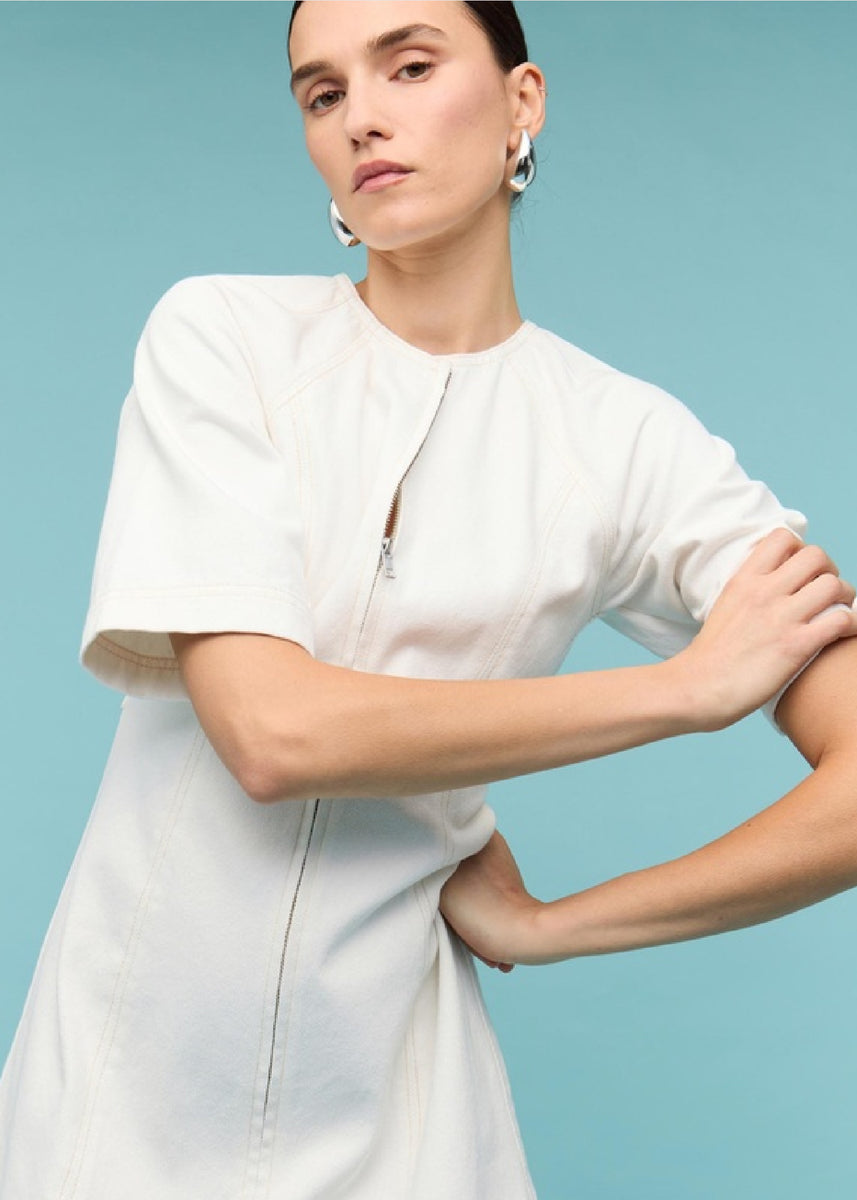 ZENITH DENIM MINI DRESS