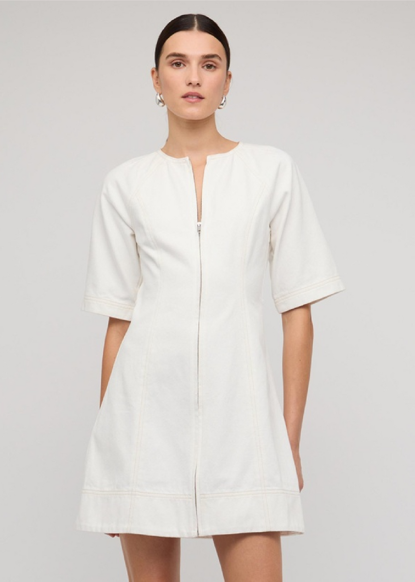 ZENITH DENIM MINI DRESS