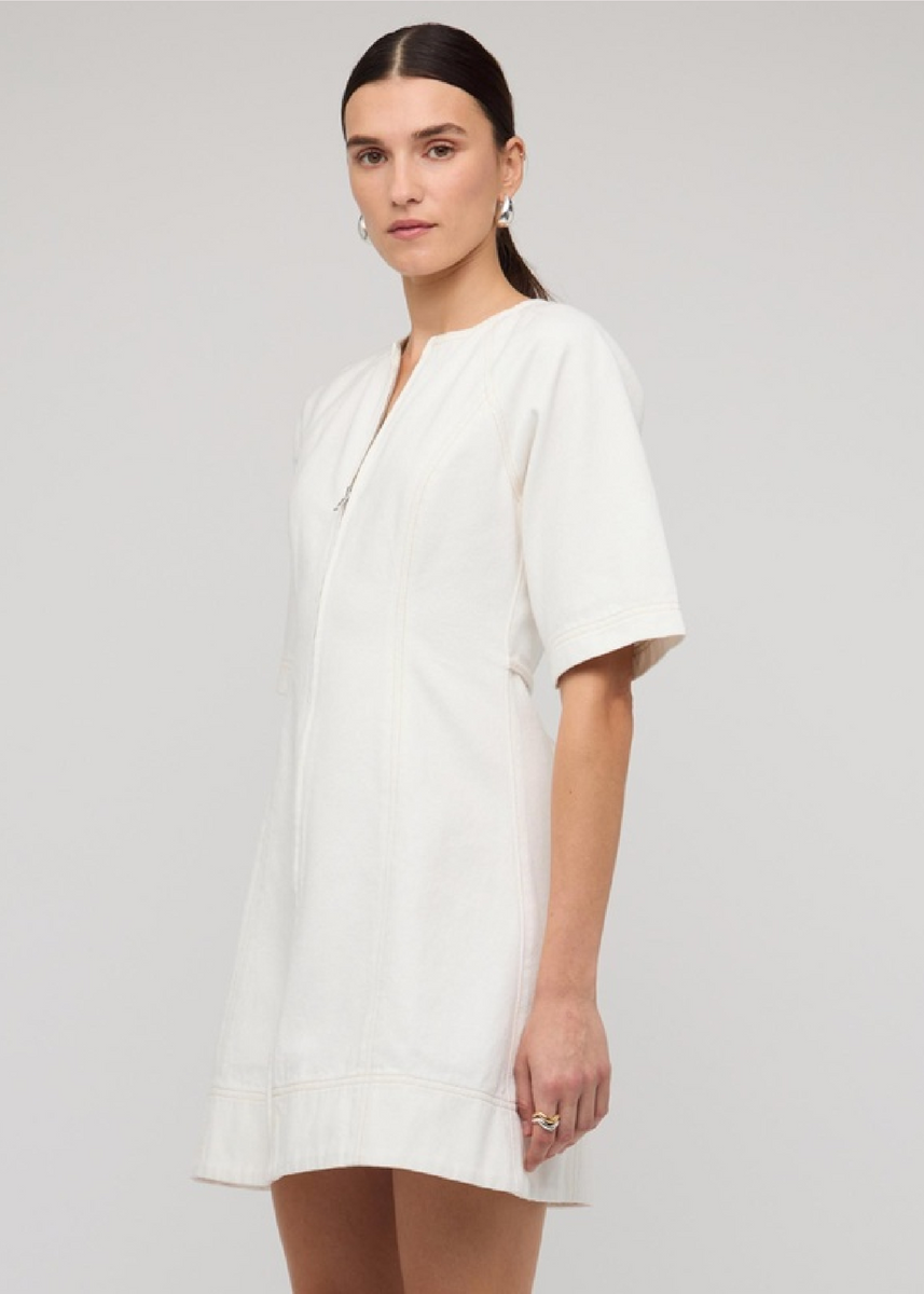 ZENITH DENIM MINI DRESS