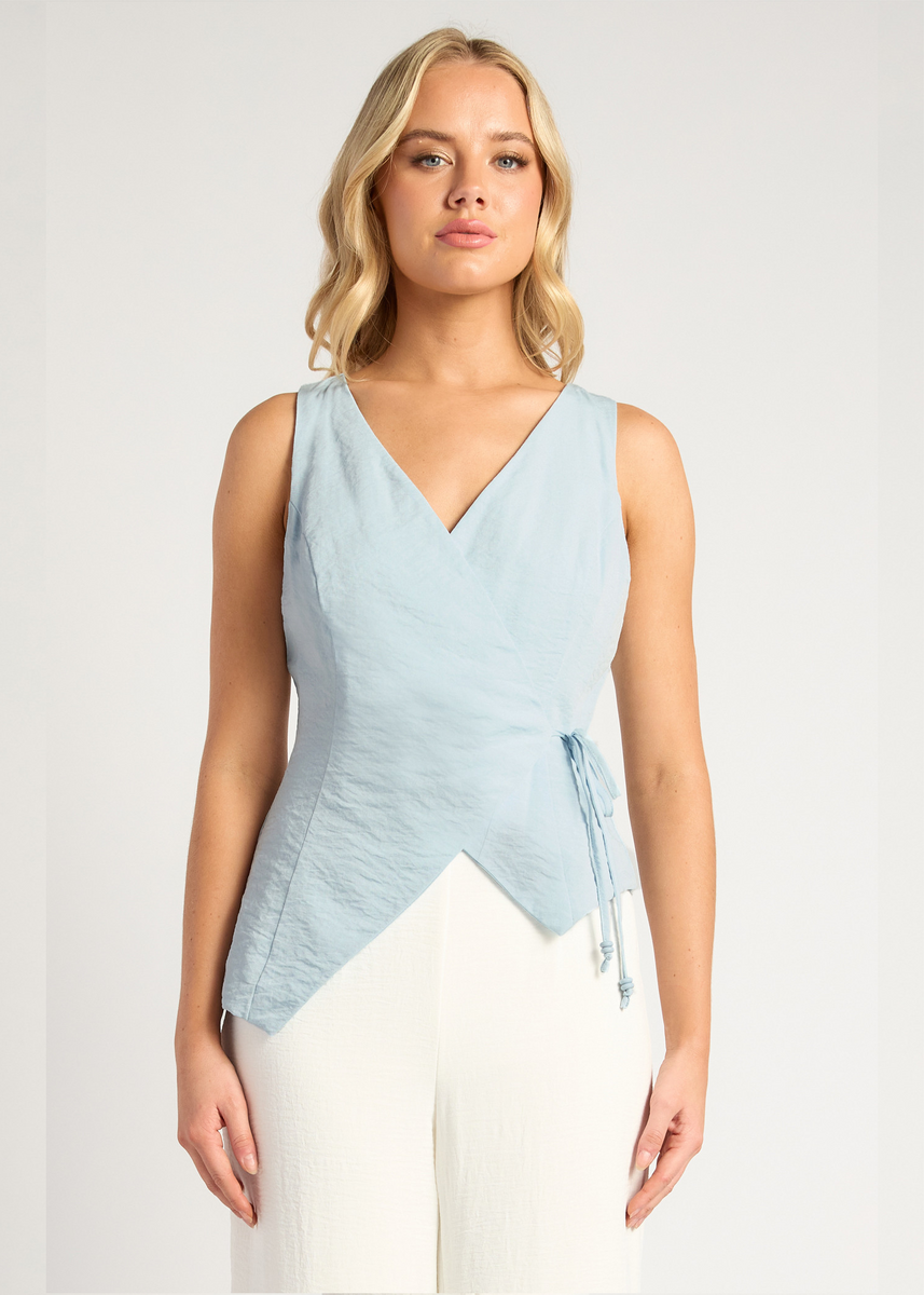 RHIANNON VEST - BLUE