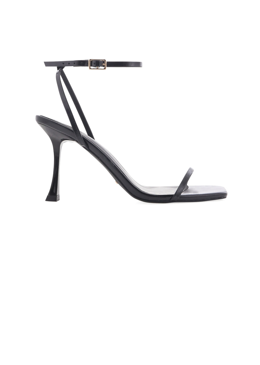 MAXEN HEELS - BLACK SHINE