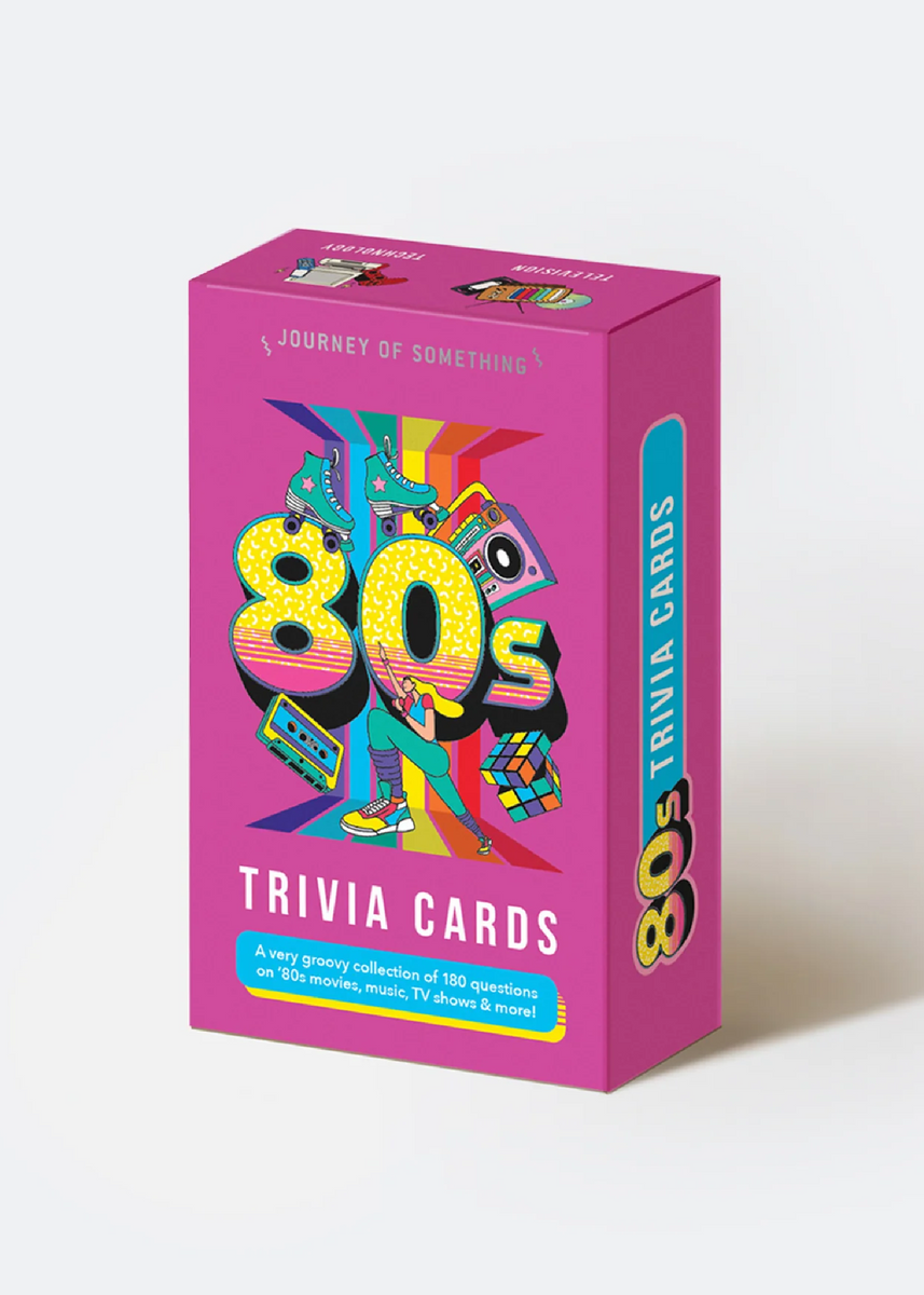 80'S TRIVIA CARDS