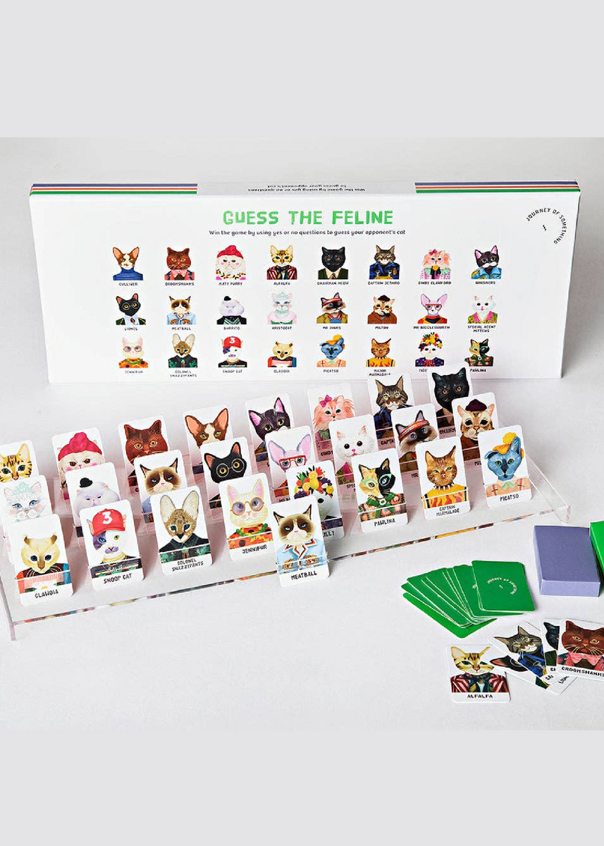 GUESS THE FELINE CARD GAME