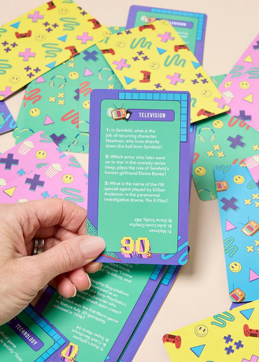 90'S TRIVIA CARDS