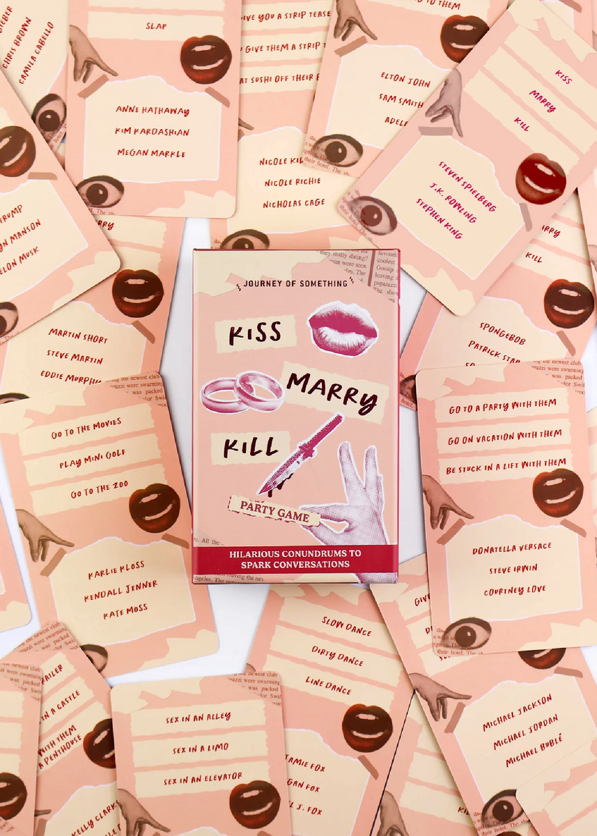 KISS, MARRY, KILL PARTY GAME