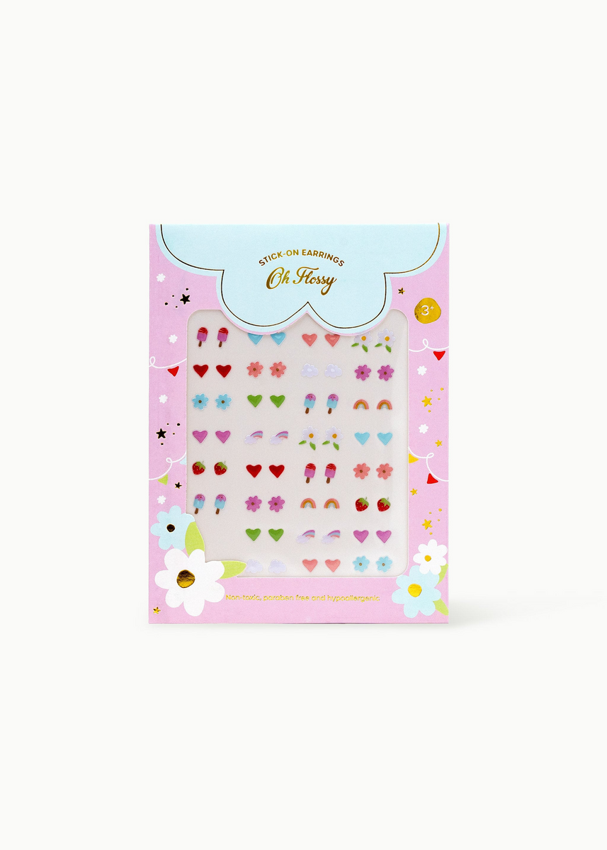 KIDS STICK ON EARRINGS