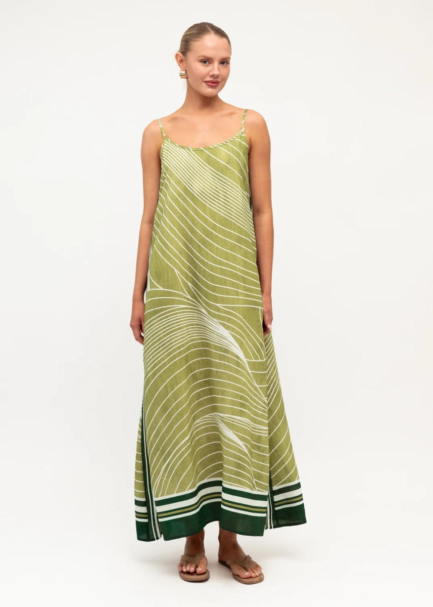 FLOW STATE MIDI DRESS
