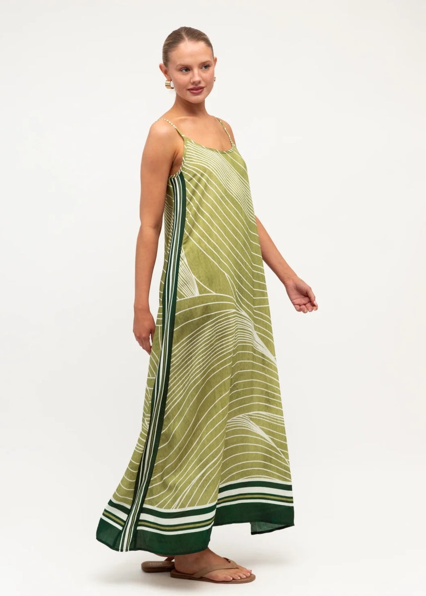 FLOW STATE MIDI DRESS