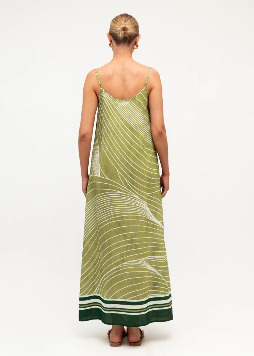 FLOW STATE MIDI DRESS