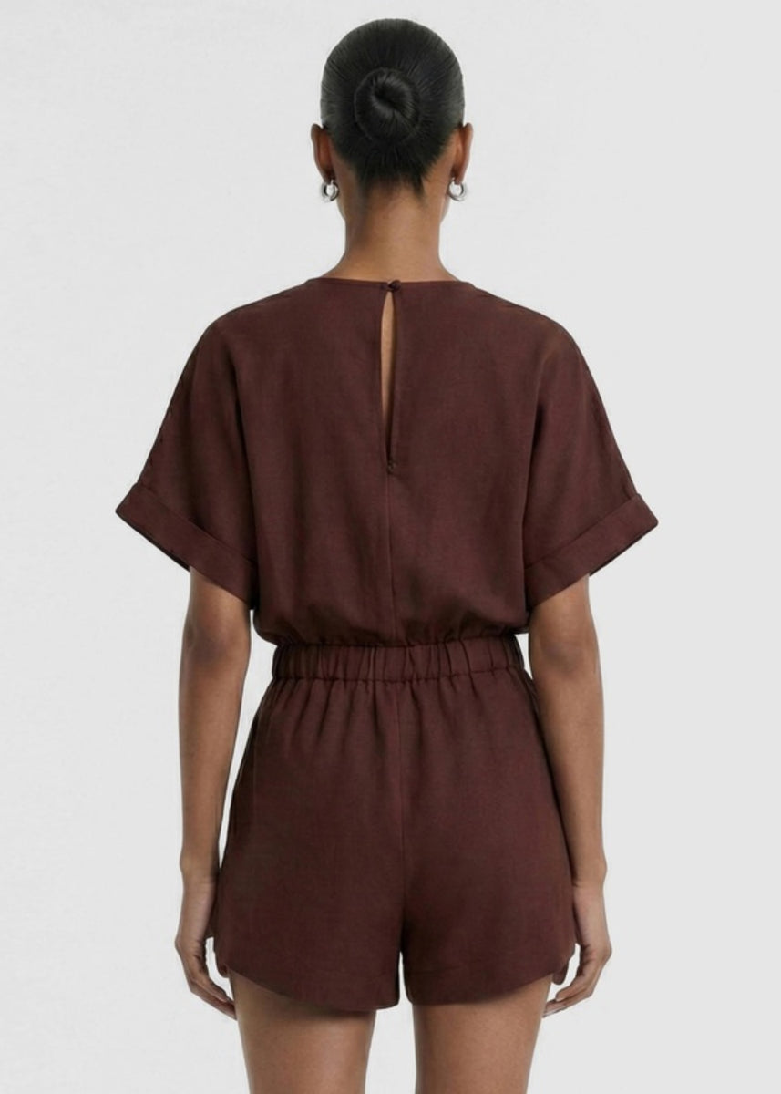 RHODES WRAP PLAYSUIT