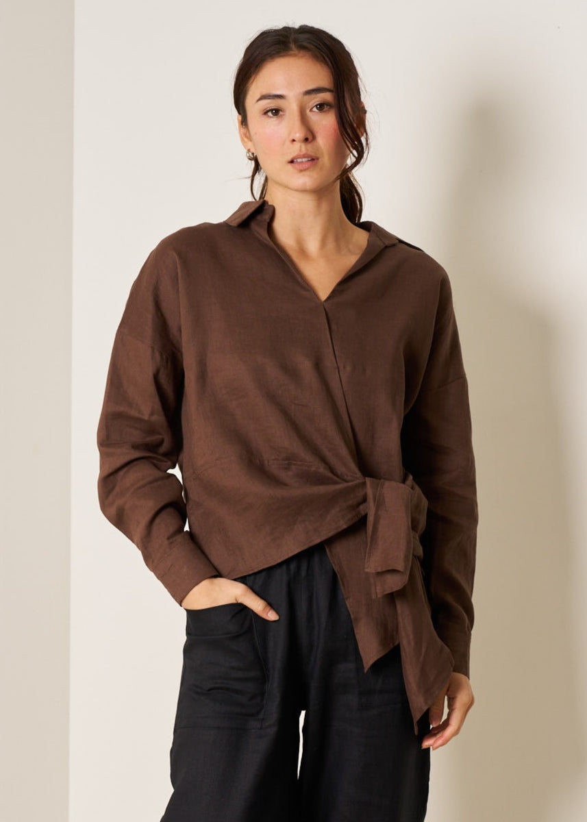 GUS SHIRT - CHOCOLATE