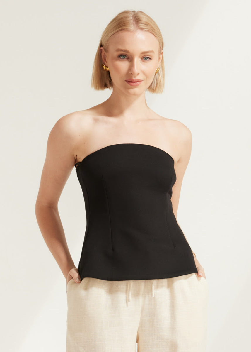 MABLE TOP - BLACK