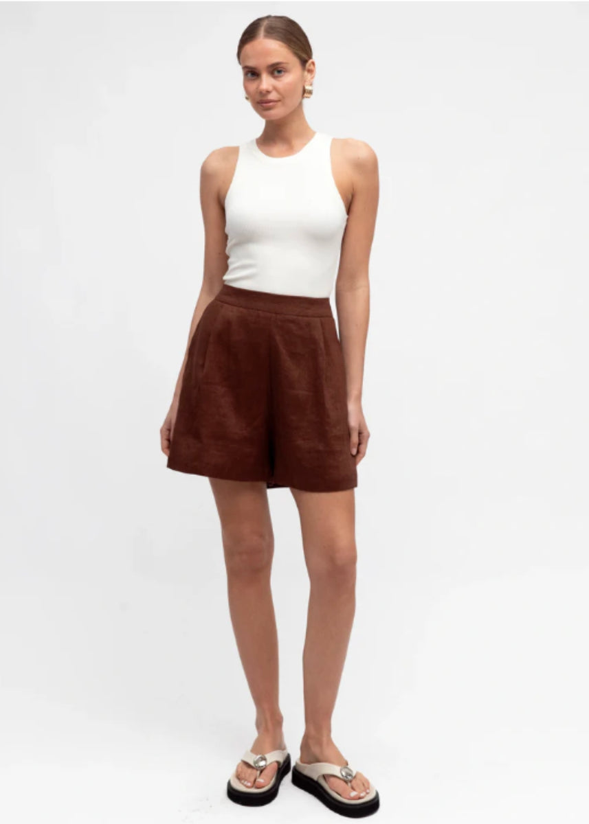 KEENAN SHORT - CHOCOLATE