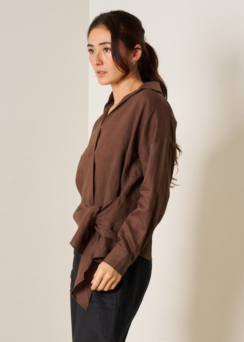 GUS SHIRT - CHOCOLATE