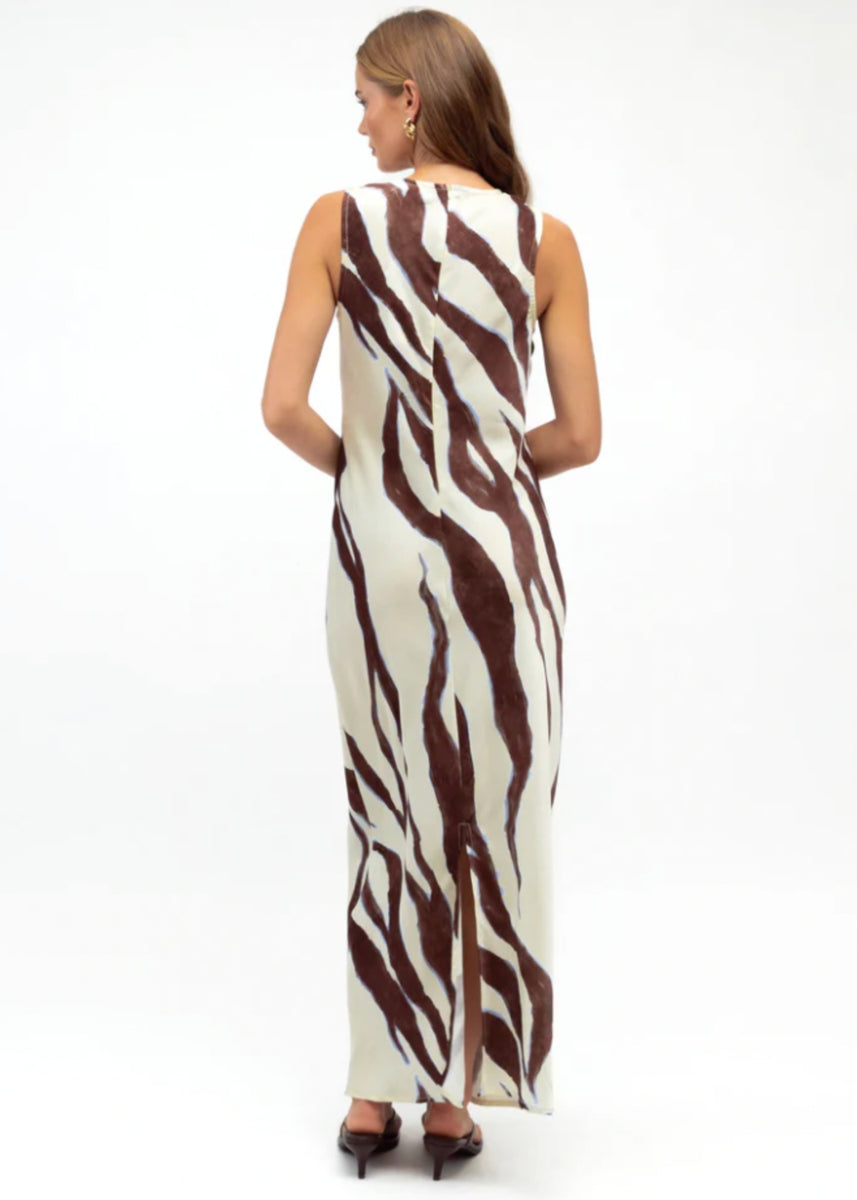 ZEBRA MAXI DRESS