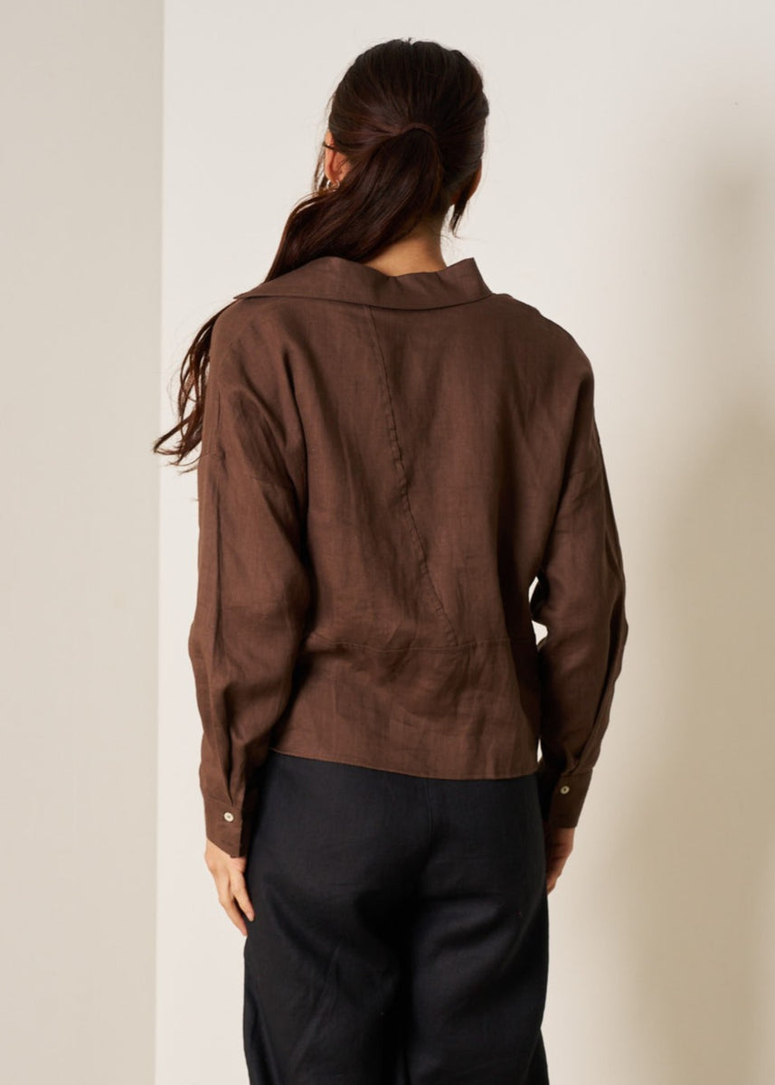 GUS SHIRT - CHOCOLATE
