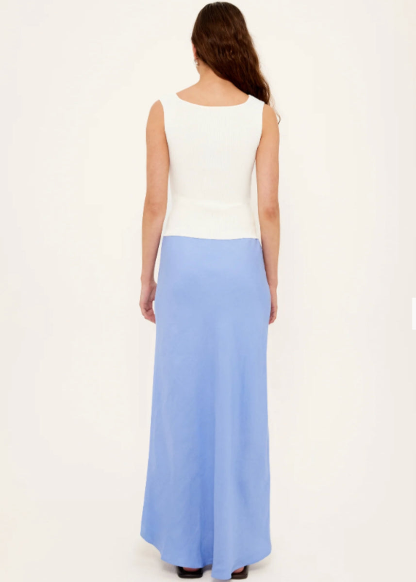 MODA REVERSIBLE KNIT TANK - WHITE