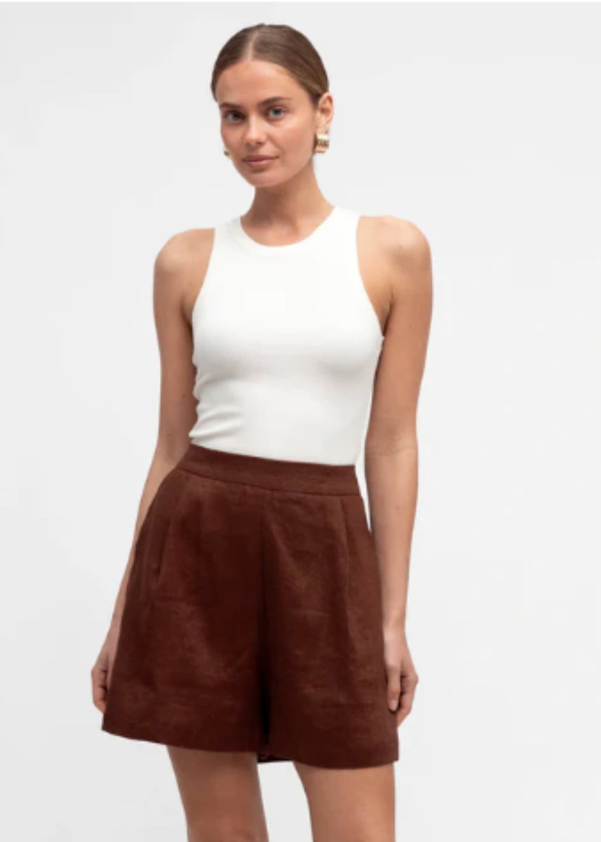 KEENAN SHORT - CHOCOLATE