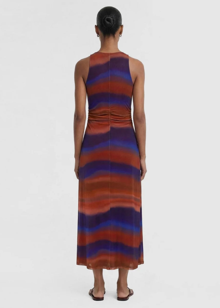 VISTA MESH MIDI DRESS