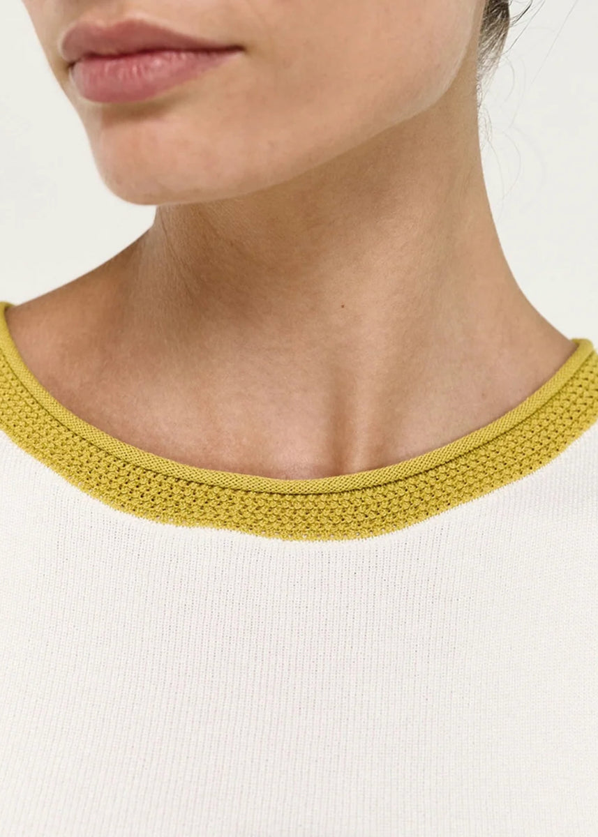 NOEMI CONTRAST KNIT TANK