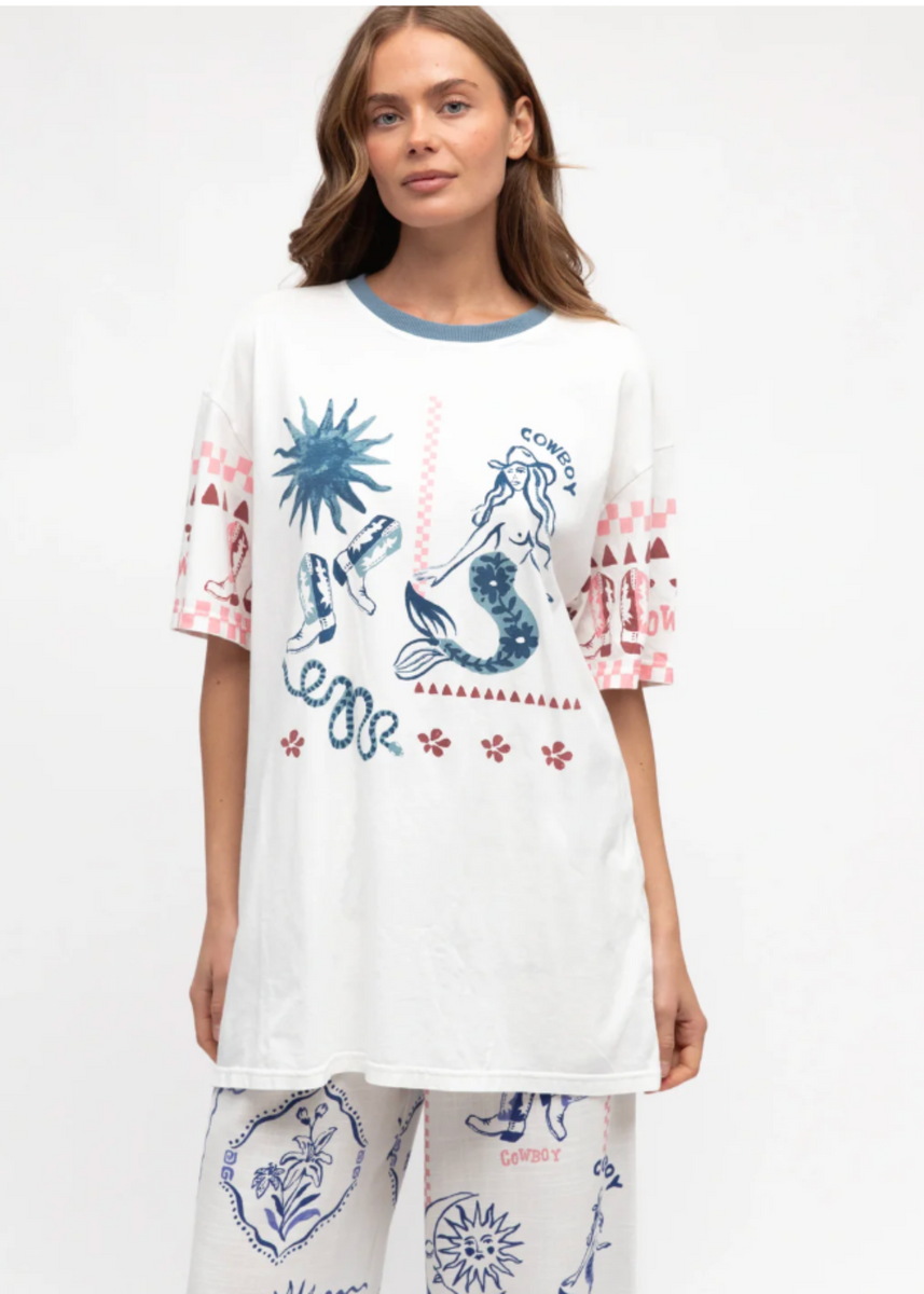 COWBOY MERMAID TEE