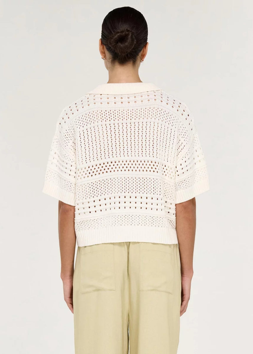 NOVA CROCHET POLO SHIRT