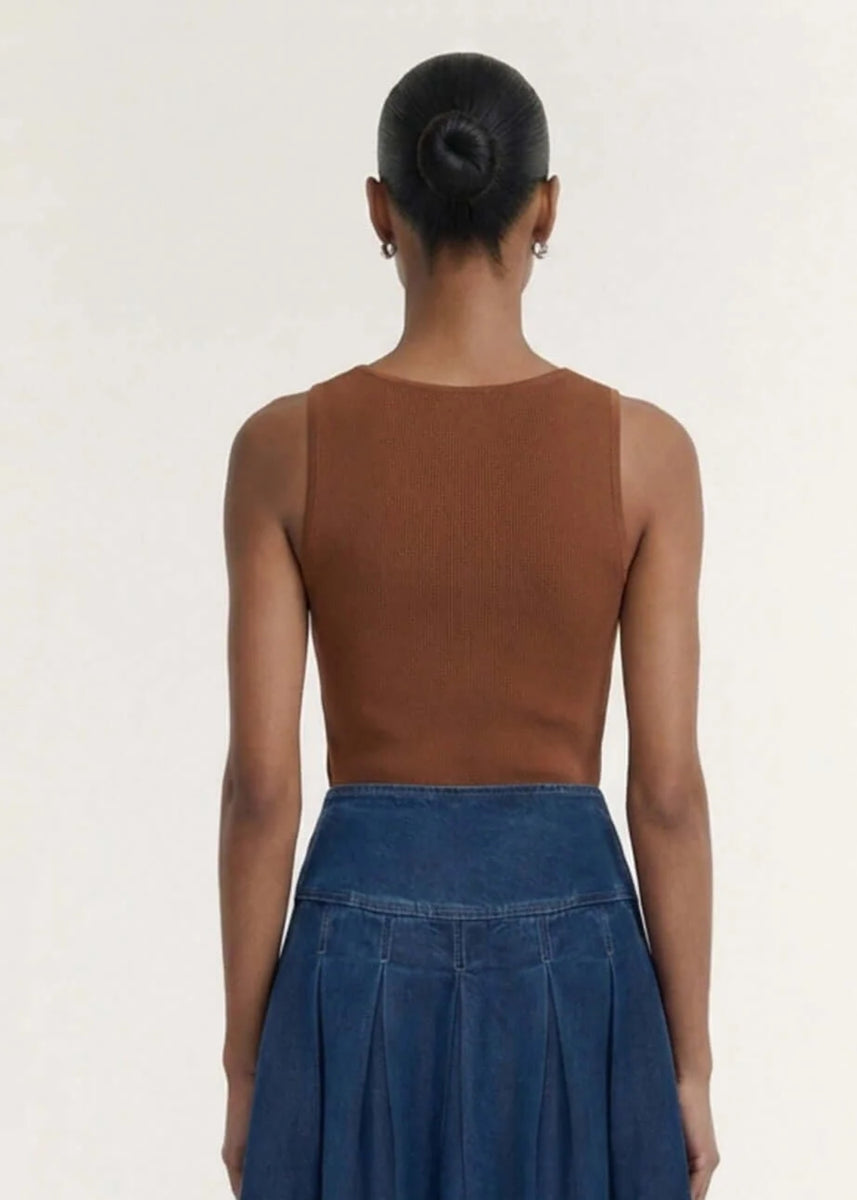 LOAM SQUARE NECK TANK
