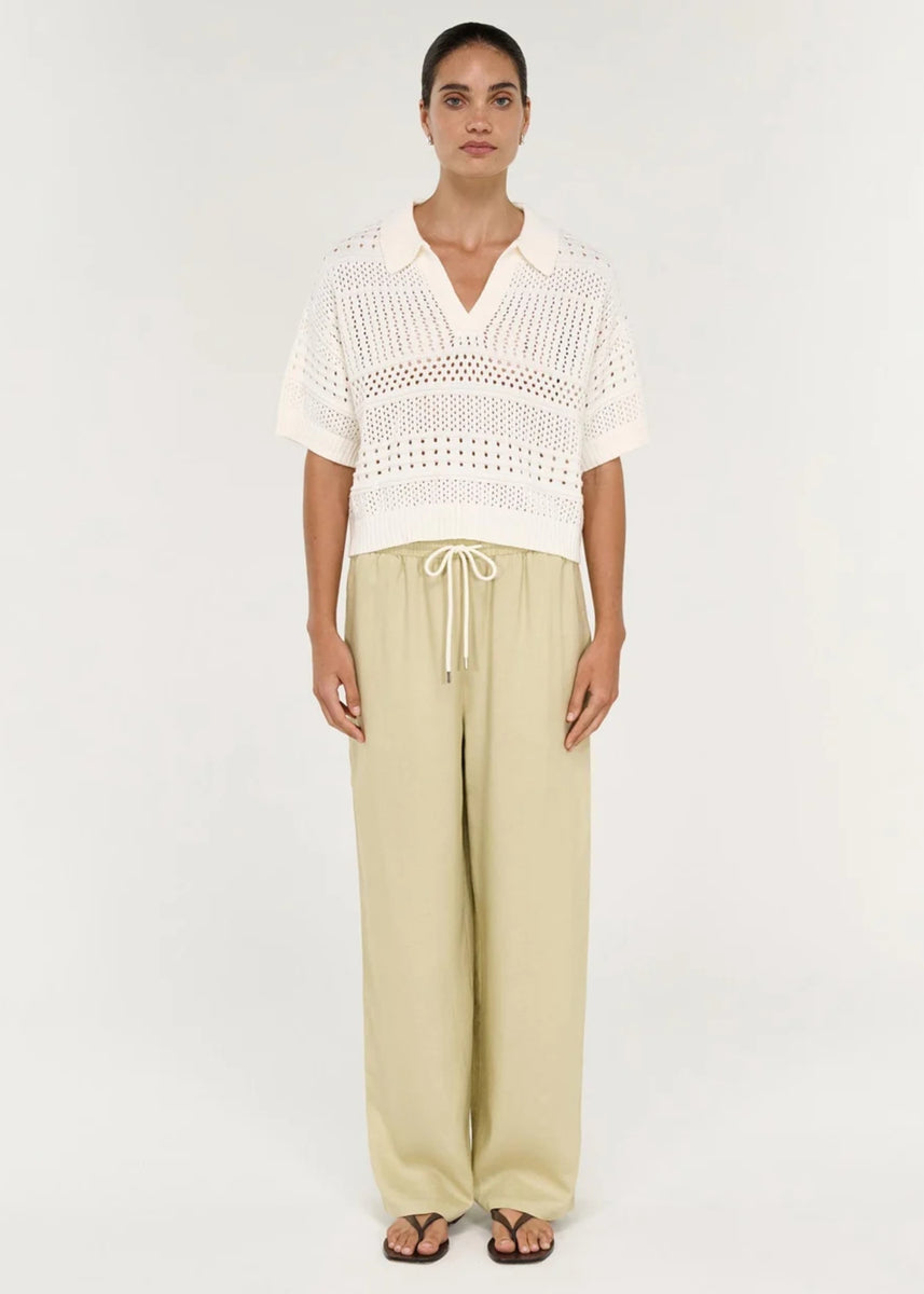 NOVA CROCHET POLO SHIRT