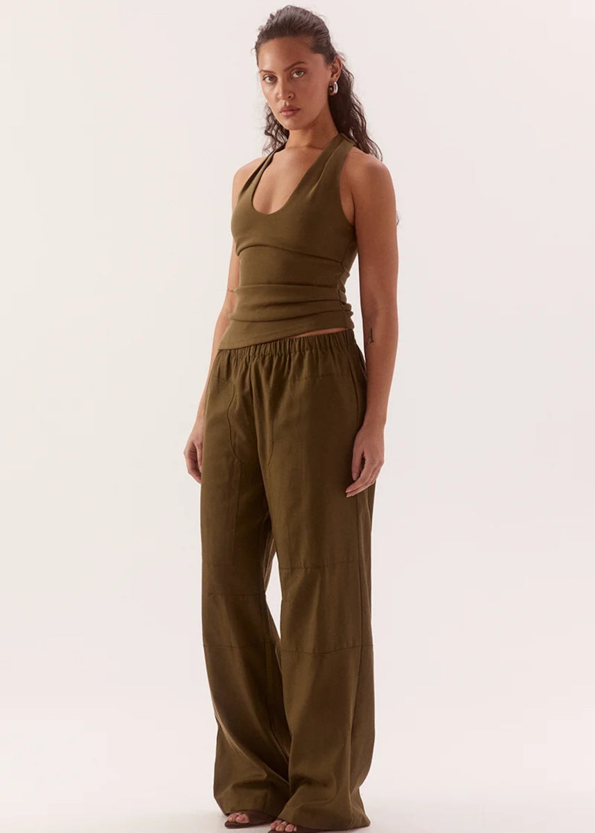 LORA TANK - DEEP KHAKI
