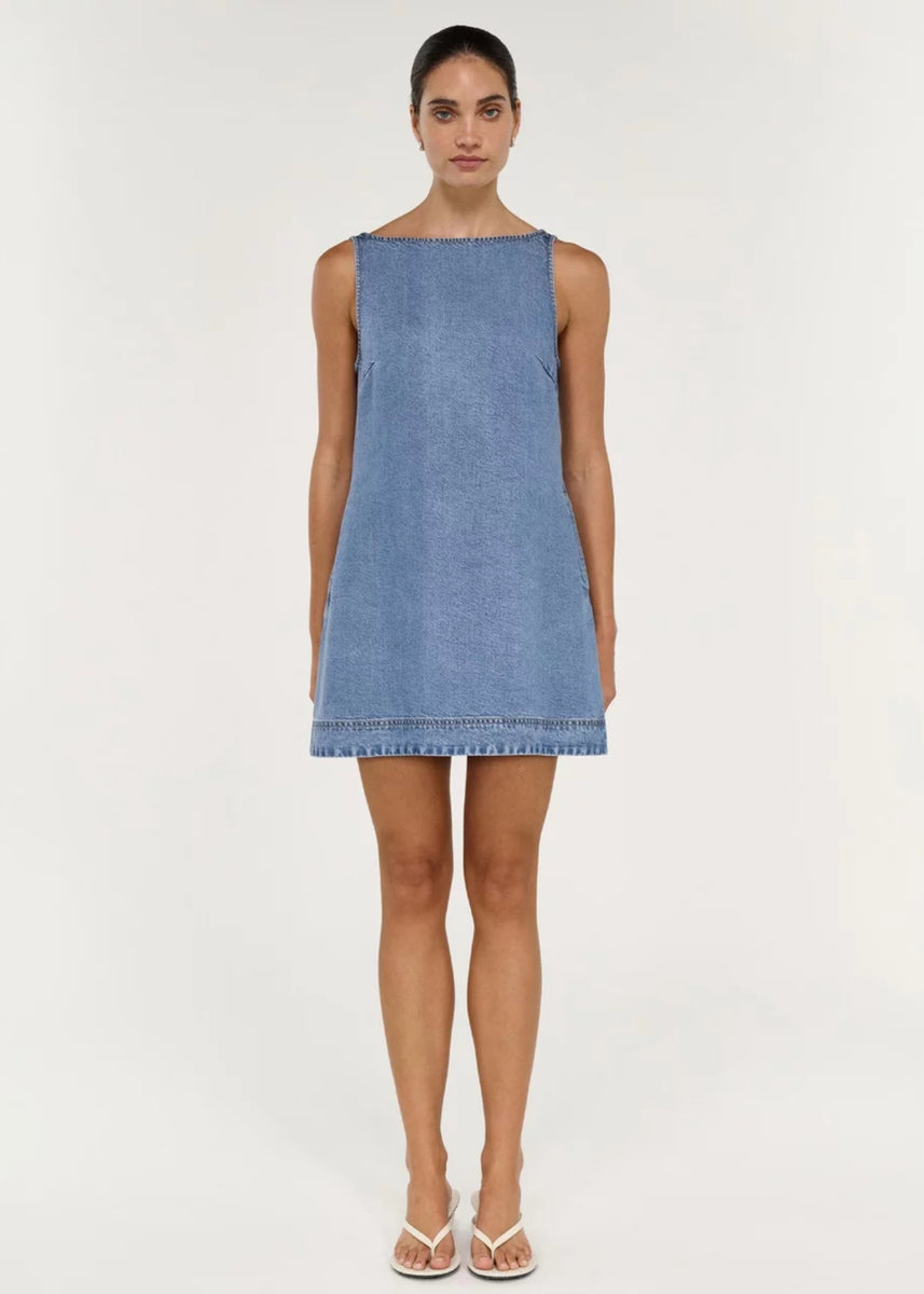 TALIA CHAMBRAY MINI DRESS