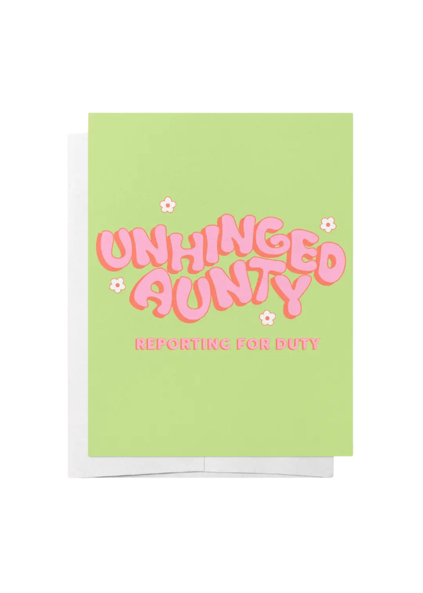 UNHINGED AUNTY CARD