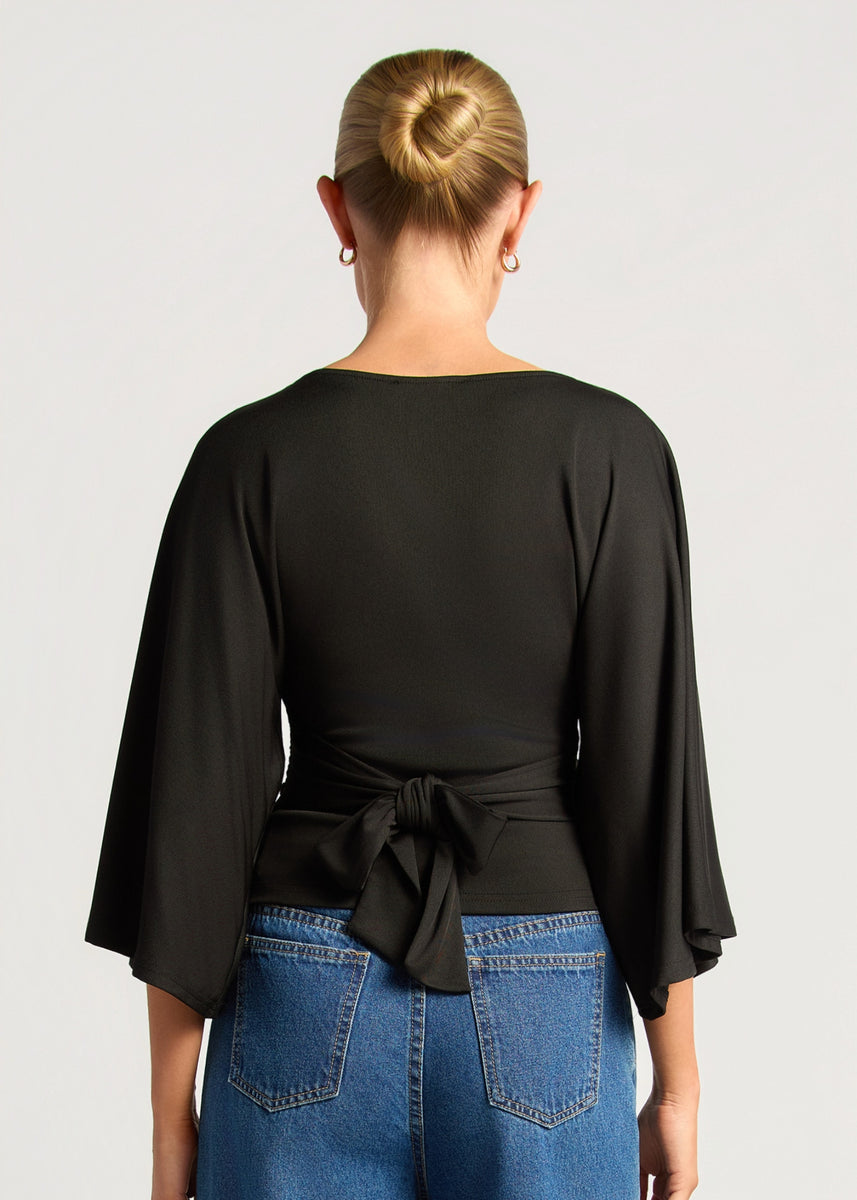 ANNE TOP - BLACK